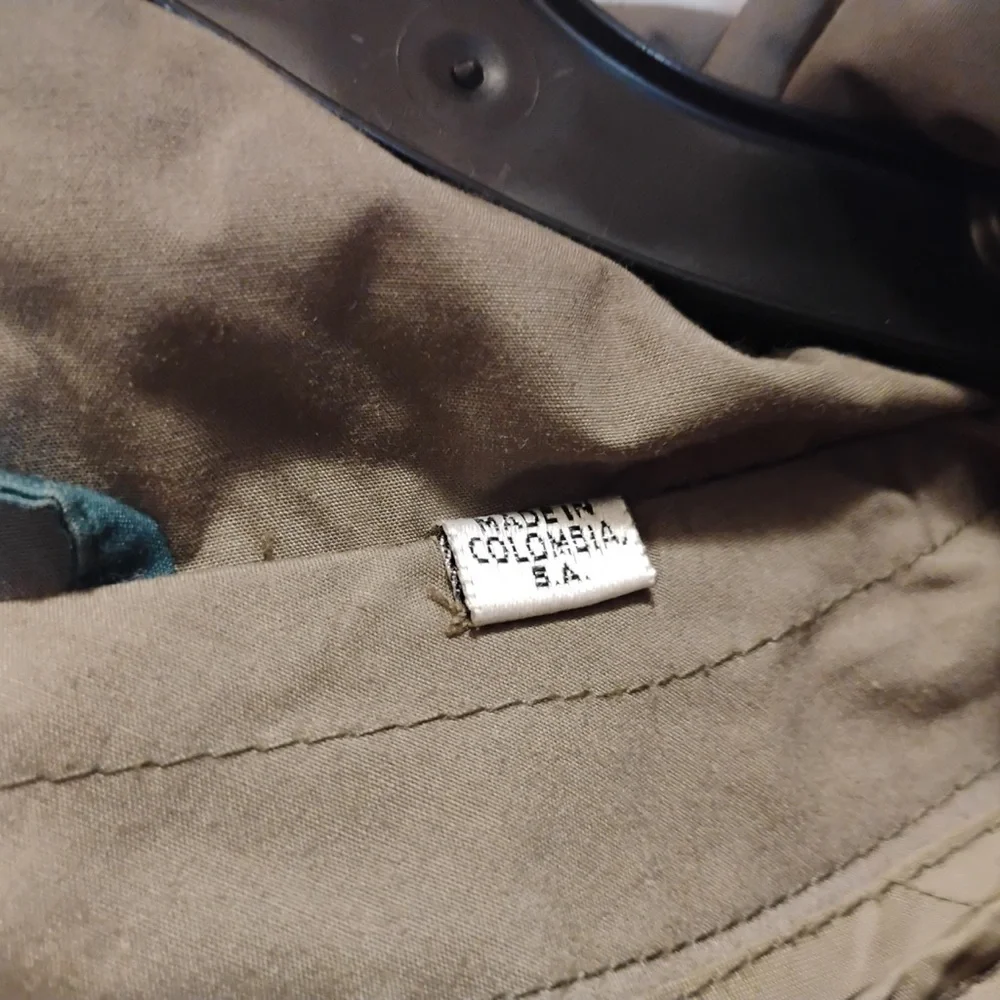 London Fog Green Winter Jacket Removable Insulation Water Resistant Size XL Long